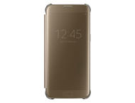 Калъфи Samsung Galaxy S7 Edge Clear View Cover, в златисто