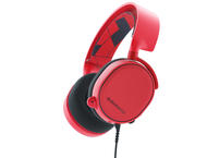 Слушалки SteelSeries Arctis 3, в червено