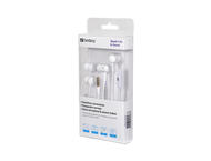 Слушалки Sandberg Speak’n Go In-Earset, в бяло