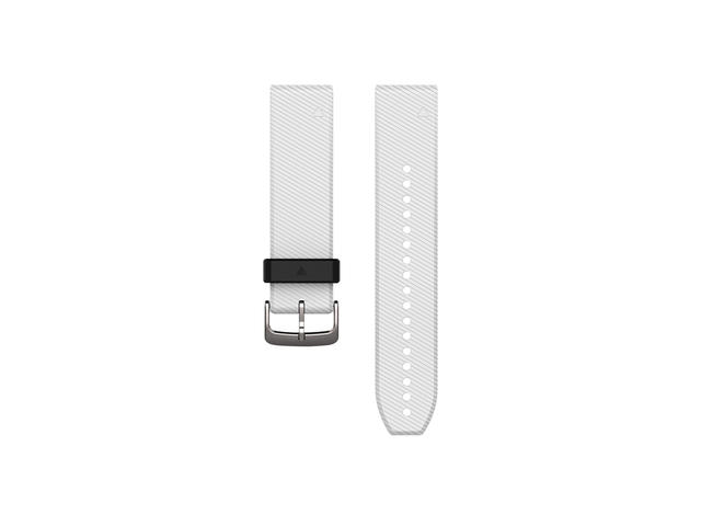 Каишки Garmin QuickFit 22 бяла силиконова каишка