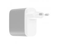 Зарядни устройства Belkin 27W + 12W USB-C/A Dual Home Charger, Silver