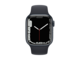 Смарт часовници Apple Watch S7 GPS, 41mm Midnight Aluminium Case with Midnight Sport Band - Regular