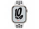 Смарт часовници Apple Watch Nike S7 GPS Cellular, 41mm Starlight Aluminium Case with Pure Platinum/Black Nike Sport Band - Regular