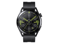 Смарт часовници Huawei Watch GT 3 46mm Jupiter Black + Huawei Vermilion Red Fluoroelastomer Strap 22 mm С лека драскотина