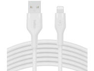 Кабели и Адаптери Belkin BOOST CHARGE Flex Silicone cable USB-A to Lightning - 1M - White
