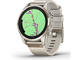 Смарт часовници Garmin Epix Pro (Gen 2) Sapphire Edition 42 мм Soft Gold с Cream Heathered Nylon каишка