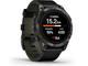 Смарт часовници Garmin Epix Pro (Gen 2) Sapphire Edition 47 мм Carbon Grey DLC Titanium с Black кожена каишка