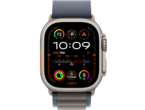 Смарт часовници Apple Watch Ultra2 Cellular, 49mm Titanium Case w Blue Alpine Loop - Small