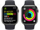 Смарт часовници Apple Watch S9 Cellular 41mm Graphite Stainless Steel Case w Midnight Sport Band - S/M