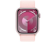 Смарт часовници Apple Watch S9 Cellular 45mm Pink Alu Case w Light Pink Sport Loop