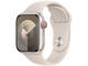 Смарт часовници Apple Watch S9 Cellular 41mm Starlight Alu Case w Starlight Sport Band - S/M