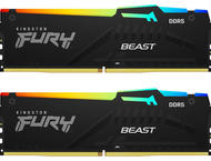 Оперативна памет 16GB (2x8GB) DDR5 5600 MT/s Kingston FURY BEAST RGB AMD EXPO