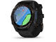 Смарт часовници Garmin Descent Mk3i - 43мм Carbon grey DLC титан с черна силиконова каишка