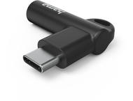 Кабели и Адаптери Hama Aux USB-C - 3,5 мм жак, ъглов щепсел 90°, черен