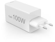 Зарядни устройства Hama, GaN, мини зарядно устройство, PD, 100 W, бяло