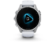 Смарт часовници Garmin fēnix® 8 - 43 мм, Silver с Whitestone силиконова каишка