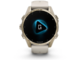 Смарт часовници Garmin fēnix® 8 - 43 мм, Sapphire - Soft Gold с Fog Gray/Dark Sandstone силиконова каишка