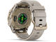 Смарт часовници Garmin fēnix® 8 - 43 мм, Sapphire - Soft Gold с Limestone кожена каишка