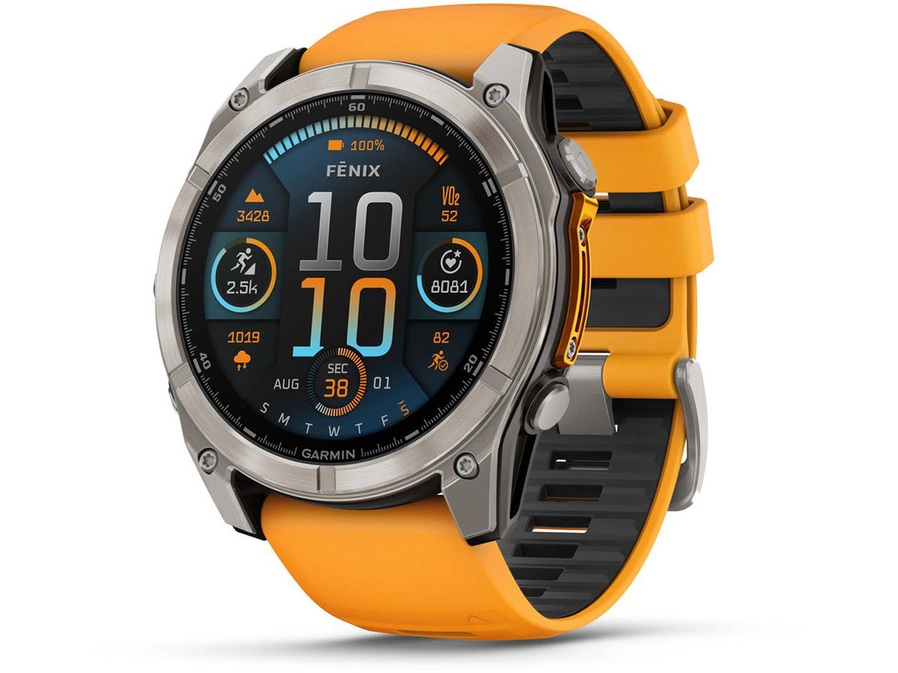 Wrist Crystal Watch Face Garmin Garmin Men's 010-02905-40 Fenix