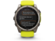 Смарт часовници Garmin fēnix 8 – 51 мм Solar, Titanium с Amp Yellow/Graphite силиконова каишка