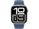 Смарт часовници Apple Watch S10 GPS 42mm Silver Alu Case with Denim Sport Band - S/M