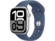 Silver Alu Case /Denim Sport Band - S/M
