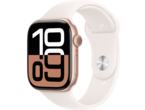 Смарт часовници Apple Watch S10 GPS + Cellular 46mm Rose Gold Alu Case with Light Blush Sport Band - M/L