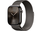 Смарт часовници Apple Watch Series 10 GPS + Cellular 46mm Slate Titanium Case with Slate Milanese Loop - S/M