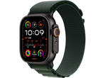 Смарт часовници Apple Watch Ultra2 GPS + Cellular 49mm Black Titanium Case with Dark Green Alpine Loop - Medium