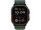 Смарт часовници Apple Watch Ultra2 GPS + Cellular 49mm Black Titanium Case with Dark Green Alpine Loop - Large