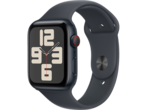 Смарт часовници Apple Watch SE2 GPS + Cellular 44mm Midnight Alu Case with Midnight Sport Band - M/L