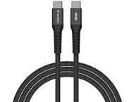 Кабели и Адаптери Verbatim Sync & Charge USB-C to USB-C 60W Magnetic 120 cm - Black