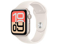 Смарт часовници Apple Watch SE 3 GPS 44mm Starlight Aluminium Case with Starlight Sport Band - S/M
