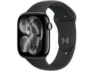 Смарт часовници Apple Watch S11 GPS 42mm Jet Black Aluminium Case with Black Sport Band - S/M