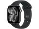Смарт часовници Apple Watch Series 11 GPS 42mm Jet Black Aluminium Case with Black Sport Band - S/M