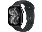 Смарт часовници Apple Watch Series 11 GPS + Cellular 42mm Jet Black Aluminium Case with Black Sport Band - S/M