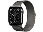 Смарт часовници Apple Watch Series 11 GPS + Cellular 42mm Slate Titanium Case with Slate Milanese Loop