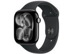 Смарт часовници Apple Watch Series 11 GPS + Cellular 46mm Jet Black Aluminium Case with Black Sport Band - M/L