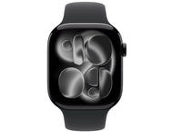 Смарт часовници Apple Watch Series 11 GPS + Cellular 46mm Jet Black Aluminium Case with Black Sport Band - M/L