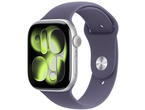 Смарт часовници Apple Watch Series 11 GPS + Cellular 46mm Silver Aluminium Case with Purple Fog Sport Band - M/L