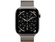 Смарт часовници Apple Watch S11 GPS + Cellular 46mm Natural Titanium Case with Natural Milanese Loop - M/L