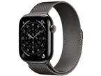 Смарт часовници Apple Watch Series 11 GPS + Cellular 46mm Slate Titanium Case with Slate Milanese Loop - M/L