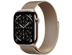 Смарт часовници Apple Watch Series 11 GPS + Cellular 46mm Gold Titanium Case with Gold Milanese Loop - M/L