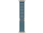 Смарт часовници Apple Watch Ultra 3 Cellular 49mm Natural Titanium Case with Light Blue Alpine Loop - Small