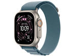 Смарт часовници Apple Watch Ultra 3 Cellular 49mm Natural Titanium Case with Light Blue Alpine Loop - Large