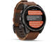 Смарт часовници Garmin fēnix® 8 Pro - 47 mm, AMOLED, Sapphire - Carbon grey DLC titanium с Chestnut кожена каишка