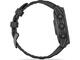 Смарт часовници Garmin fēnix E - 47 мм, AMOLED - Slate Gray Steel с Black силиконова каишка