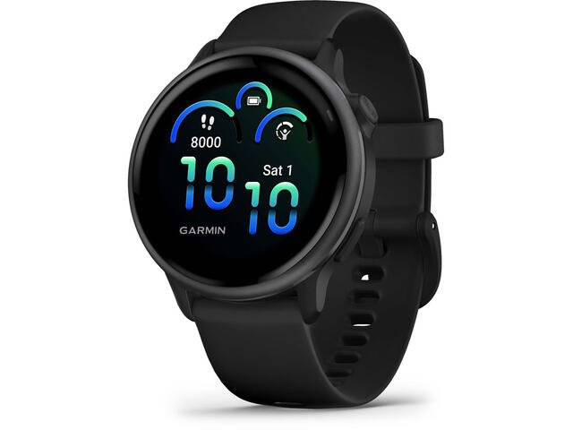 Смарт часовници Garmin vívoactive® 6 - Slate с Black каишка