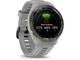 Смарт часовници Garmin Approach® S70 - 42 мм черен керамичен безел с Powder Grey силиконова каишка