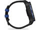 Смарт часовници Garmin Instinct 3 – 50 мм, AMOLED - Black с Black/Bolt Blue каишка 